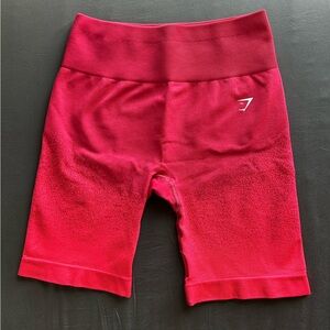 Gymshark Red Ombré Gym Shorts
